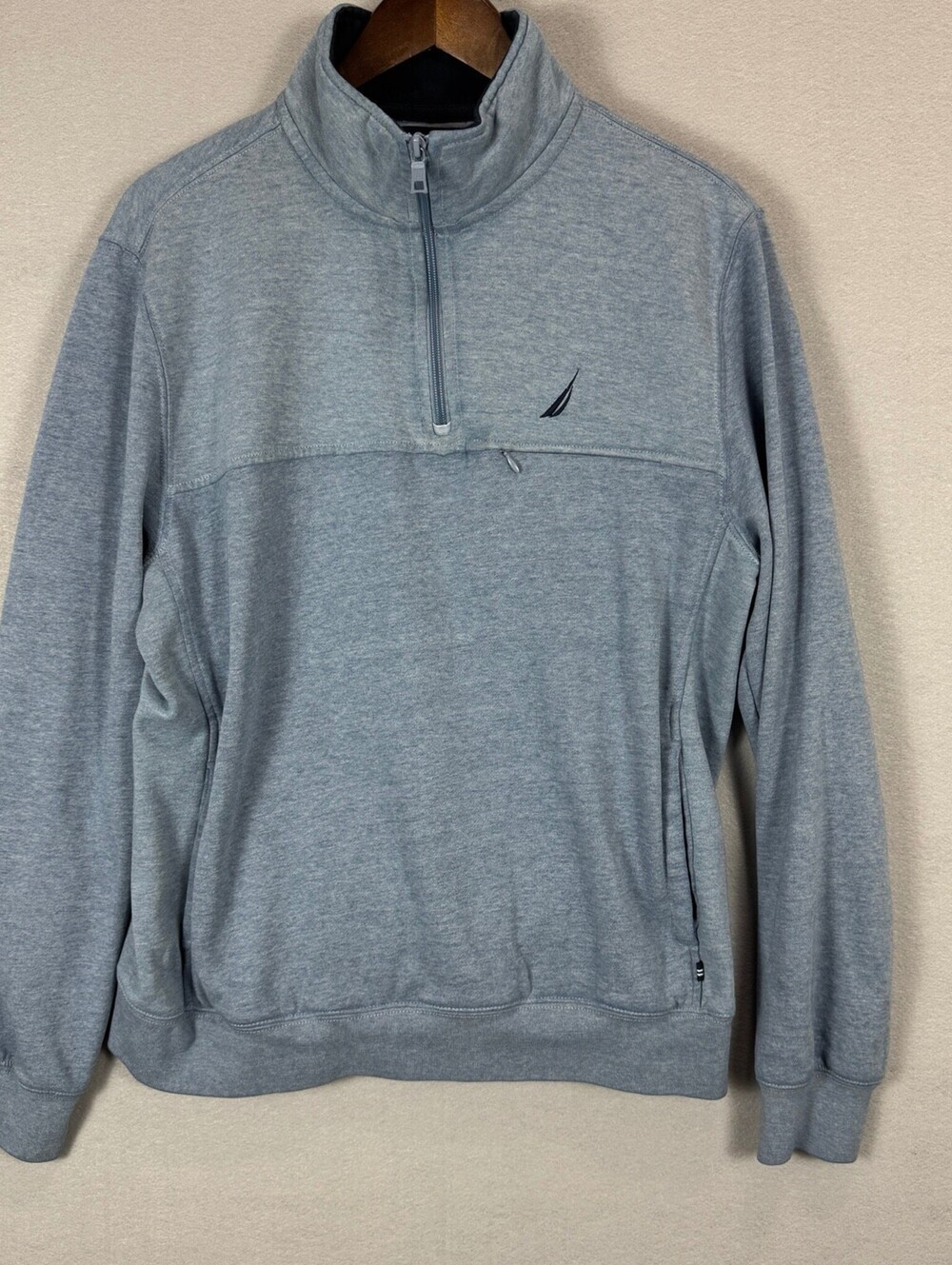 Nautica 1/4 Zip Pullover Men’s Gray